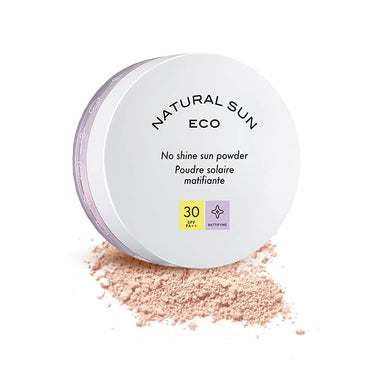 The Face Shop Naturalsun Eco No Shine Sun Powder| Unisex Sunscreen with SPF 30, PA ++| Mattifying, sweat resistant powder for advanced sun protection| Suitable for all skin types, ideal for sensitive and acne prone skin, 13gm